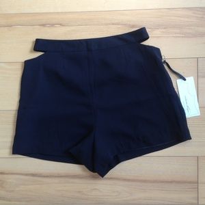 Forever 21 black cutout shorts