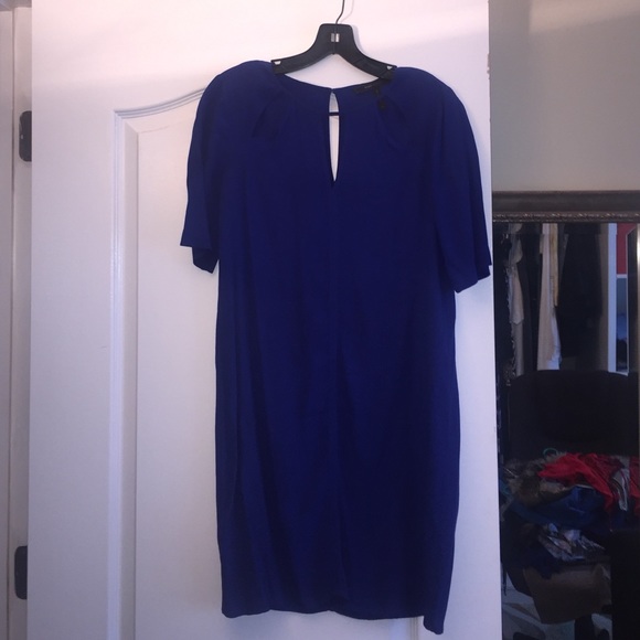 blue bcbg dress