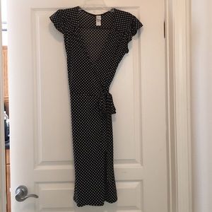 Polka Dot Wrap Dress