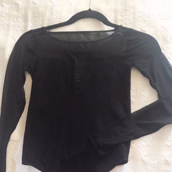Bebe back mesh bodysuit