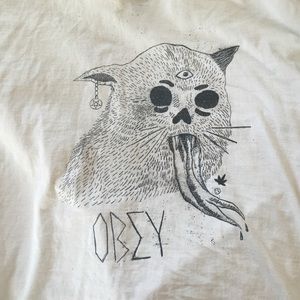 Obey Satan Kitty Tee
