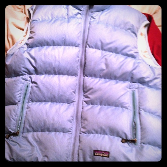 Baby blue patagonia vest