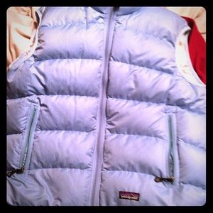 Baby blue patagonia vest