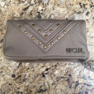 Gray rip curl wallet