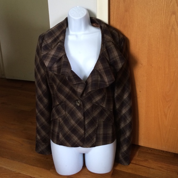 Brown BCBG Jacket Blazer size medium