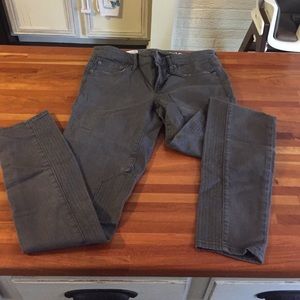 Gap 1969 always skinny dark gray jeans