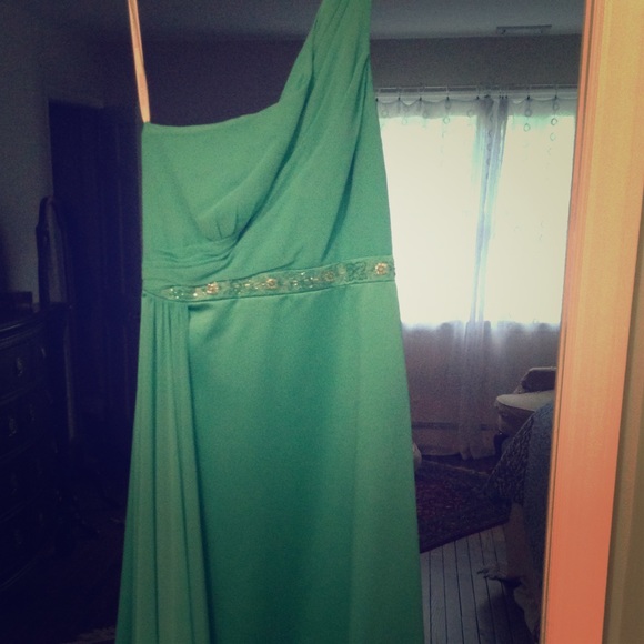 MUST GO! turquoise dress, size 8 PROM WORTHY