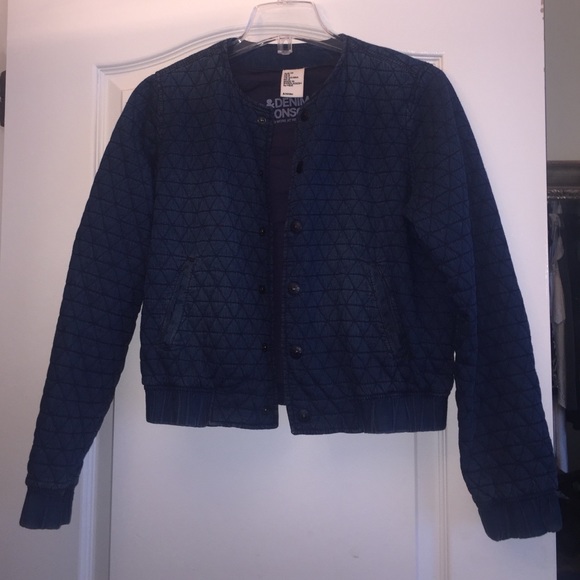 denim bomber jacket