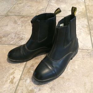 Black ankle boots