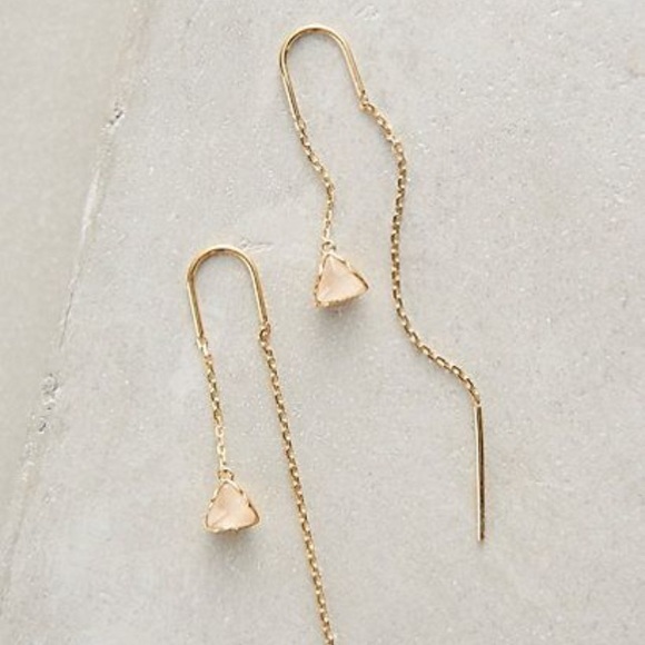 Anthropologie Gold Threader Earrings. Beautiful!