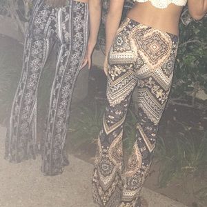 80's Style Flowy Stretchy Pants