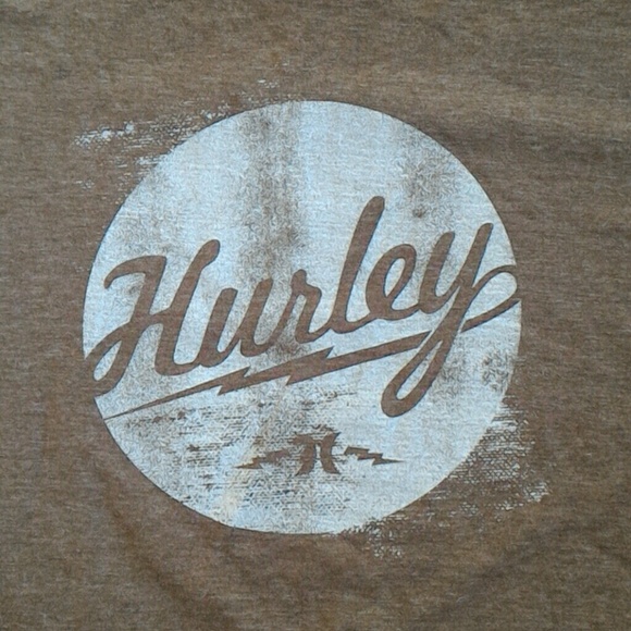 Hurley Brown Tee Shirt - Picture 3 of 4