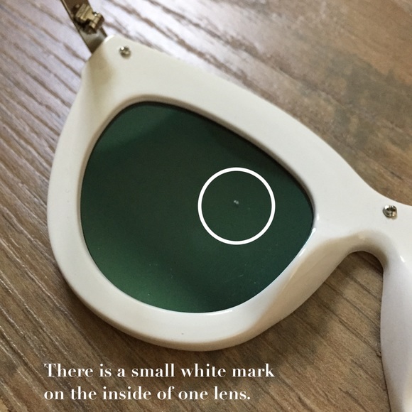 NWOT Quay Eclipse Sunglasses in White & Blue - Picture 3 of 6