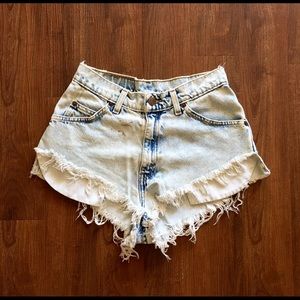 Levi's shorts from Urban Outfitters