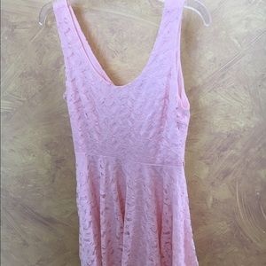 Pink Lace Dress