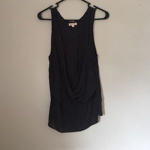 Urban outfitters black surplice muscle tank