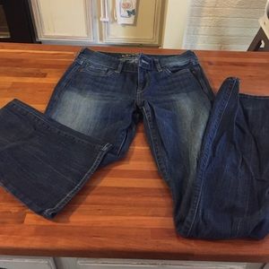 Express Eva boot cut jeans