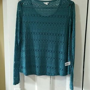 Lace sweater
