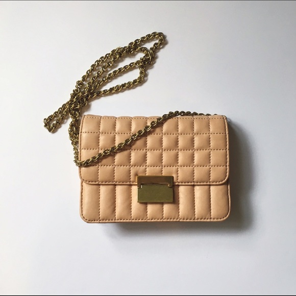 JCrew quilted crossbody purse bag