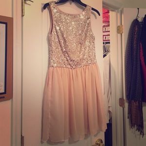 Speechless pink sequin dress