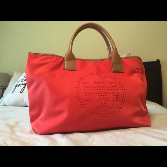 💲PRICE DROP! 💲Tory Burch Orange Nylon Tote
