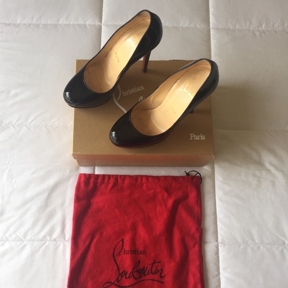Christian Louboutins 'Bianca' Patent Black 