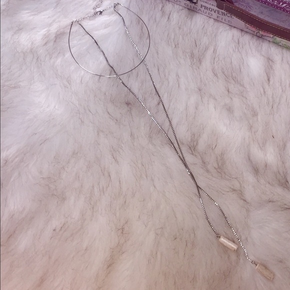 ✨New Long choker necklace rhinestone✨ - Picture 2 of 2