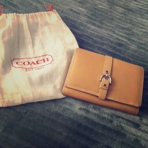 Coach leather wallet