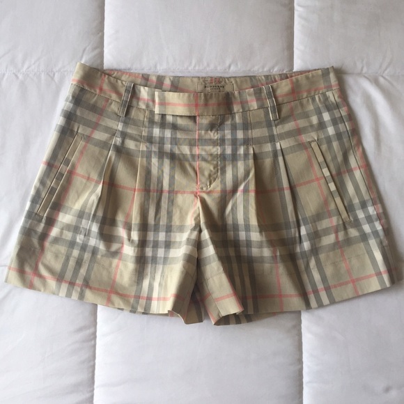 Burberry Plaid Shorts