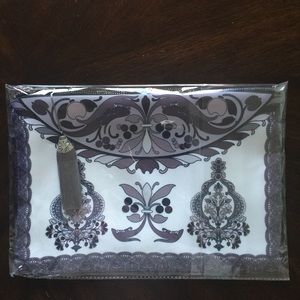 Oversize Clutch black and white Clutch