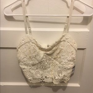 White Lace Crop.