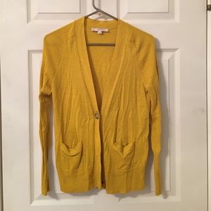 Mustard Yellow Loft Cardigan
