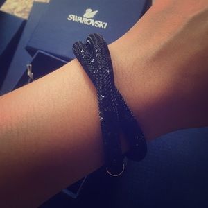 Swarovski Black Double Stardust Bracelet