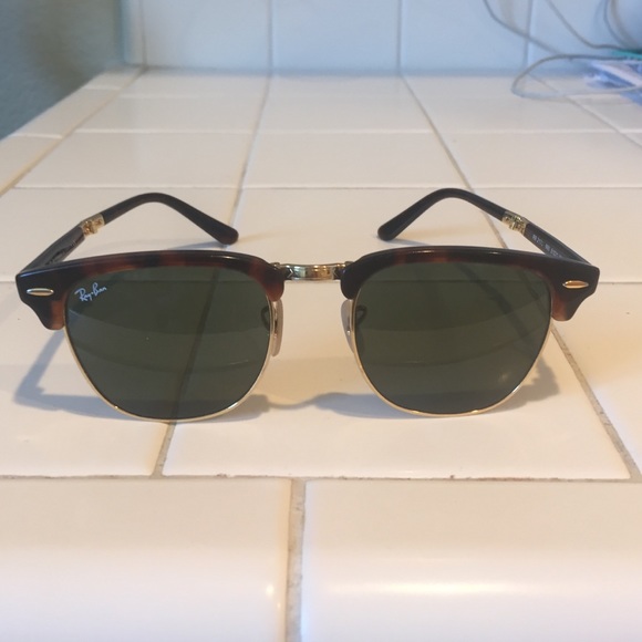 Folding Clubmaster Rayban Sunglasses