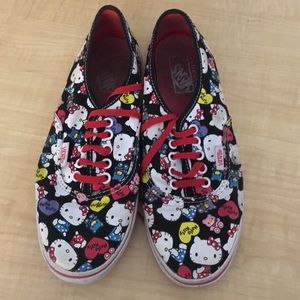 Hello kitty women's size 6 vans