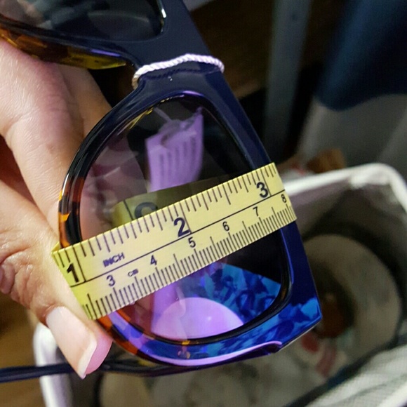 Oversize Sunglasses Women Shades  Retro Flat To - Picture 2 of 4