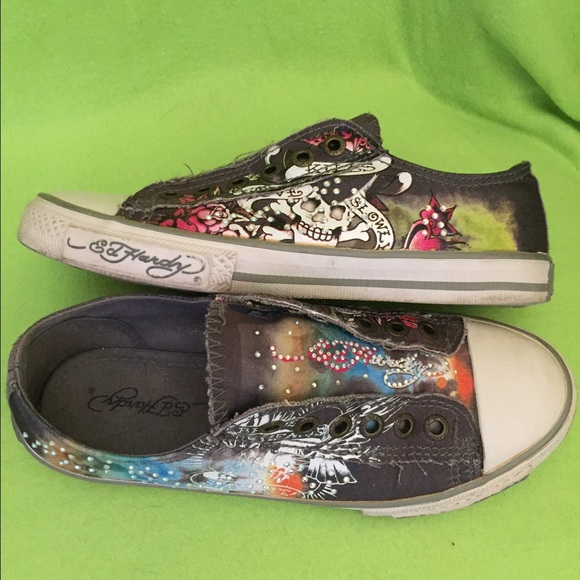 Ed Hardy shoes sz8 (pre-owned) excellent condition