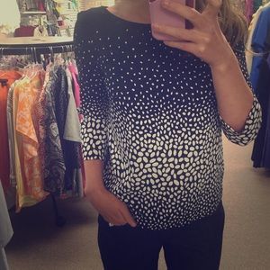 Ann Taylor printed blouse