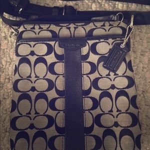 Black/Grey Coach Crossbody bag