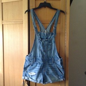 NWT Hollister Overall Shorts