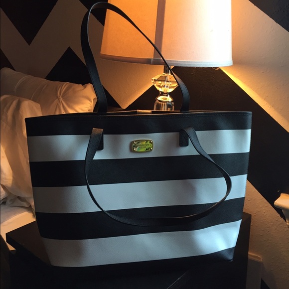 Authentic Michael Kors Striped Purse