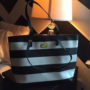 Authentic Michael Kors Striped Purse