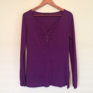 Purple Henley from Gap Size M