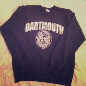 Size small dark green Dartmouth sweatshirt