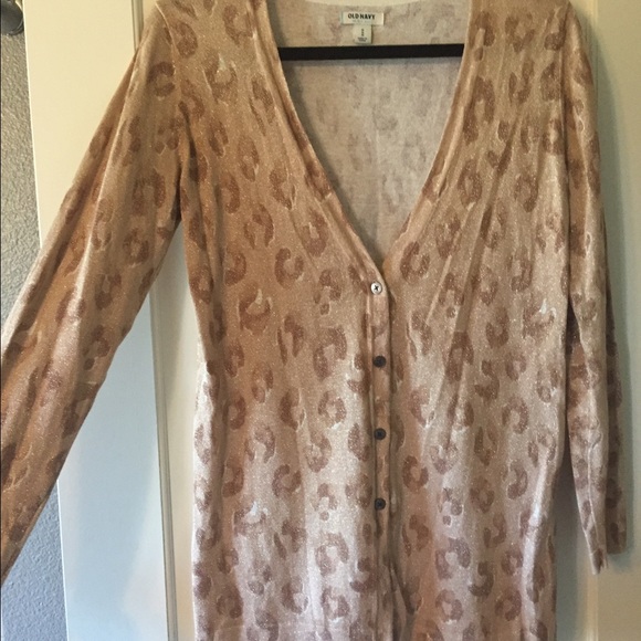 Leopard print cardigan