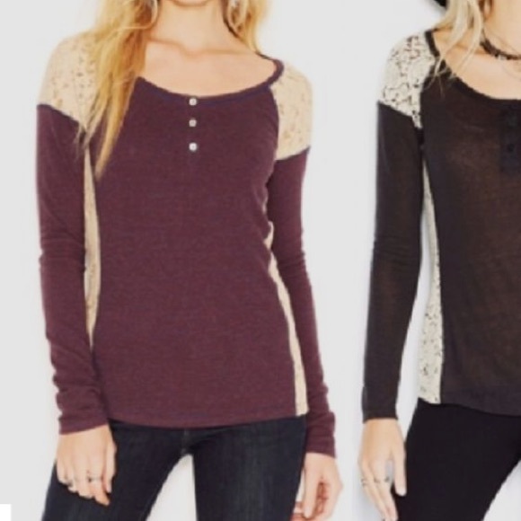 Sanctuary mixed Henley top - Picture 2 of 3