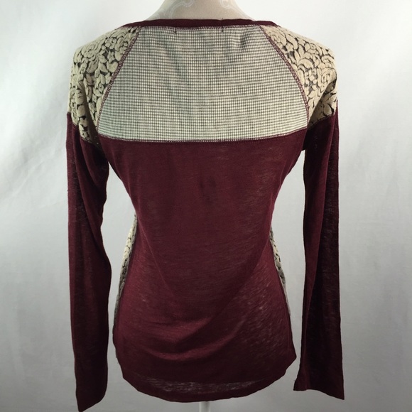 Sanctuary mixed Henley top - Picture 3 of 3