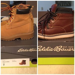 2 pairs of Eddie Baucer boots.