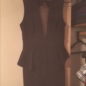 Peplum Black Dress & Gold Peplum Dress!