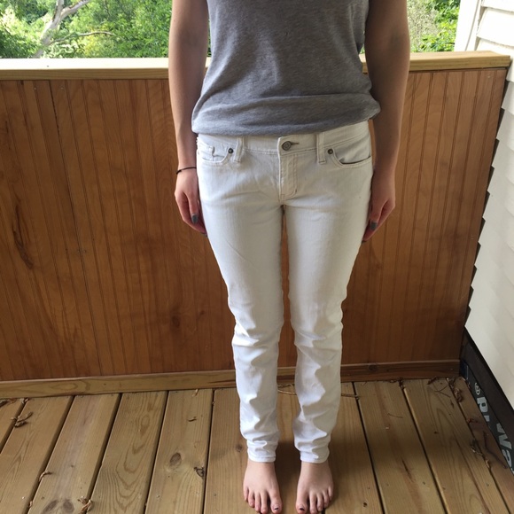 White Gap Skinny Jeans